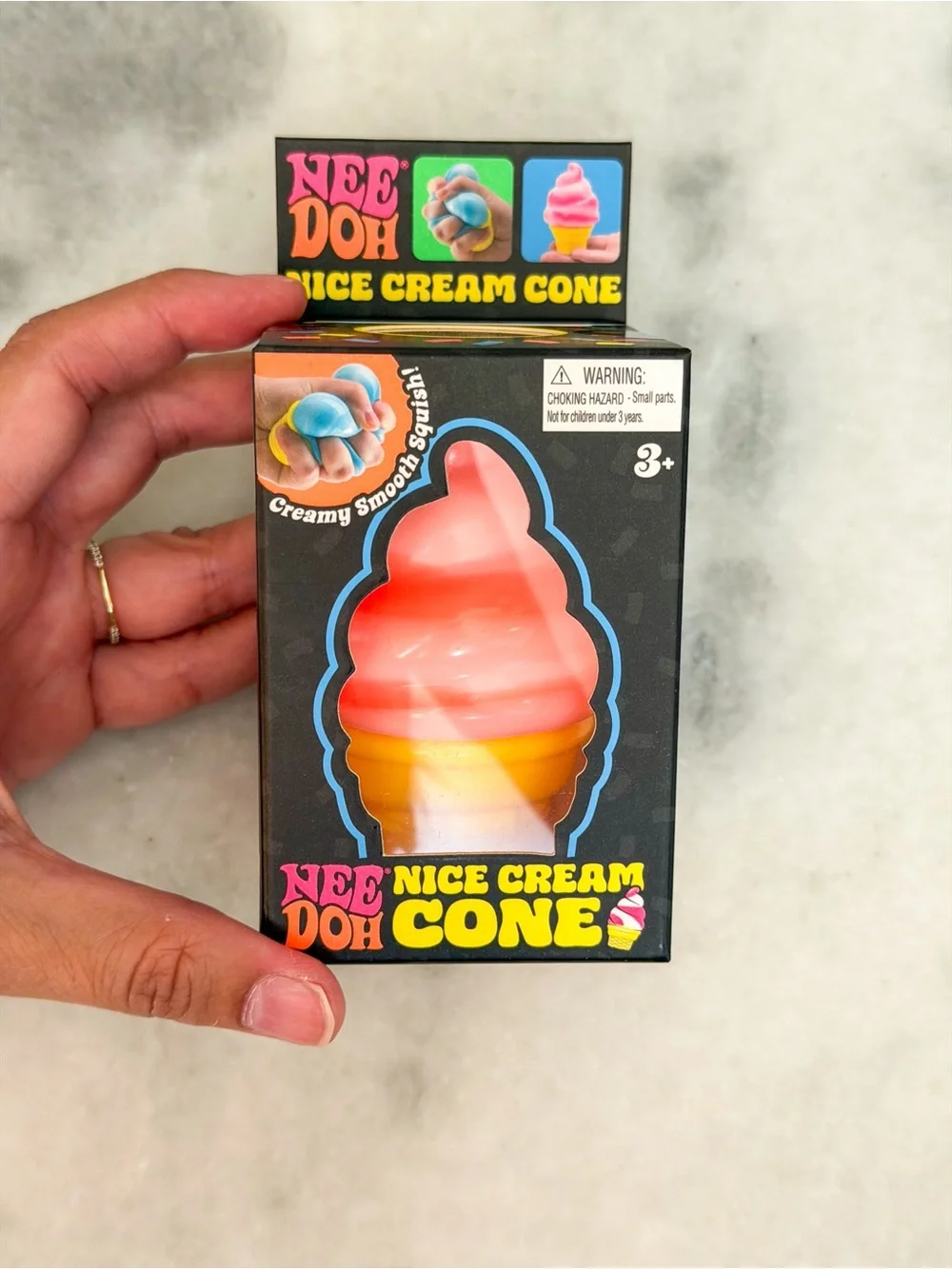 NeeDoh Nice Cream Cone Orange